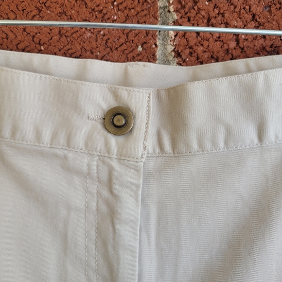 Ruby Rd Favorites Womens Capris Size 24W Plus Khaki Stretch Cotton Blend  - Picture 6 of 8